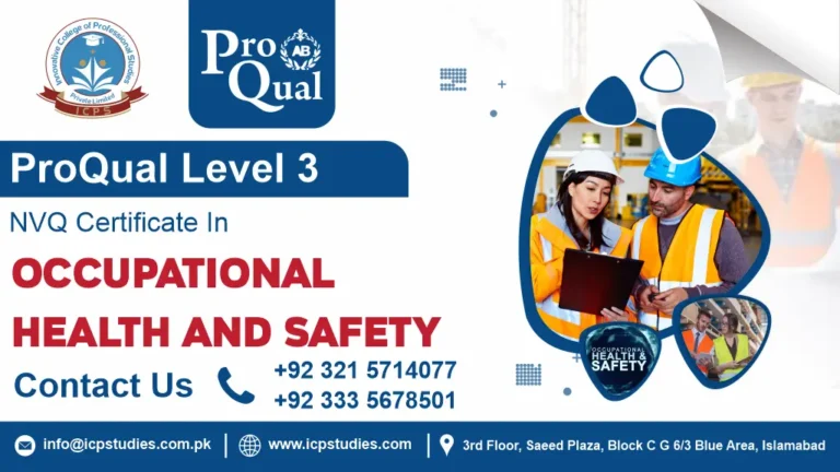 ProQual Level 3 NVQ Certificate In Occupational Health and Safety