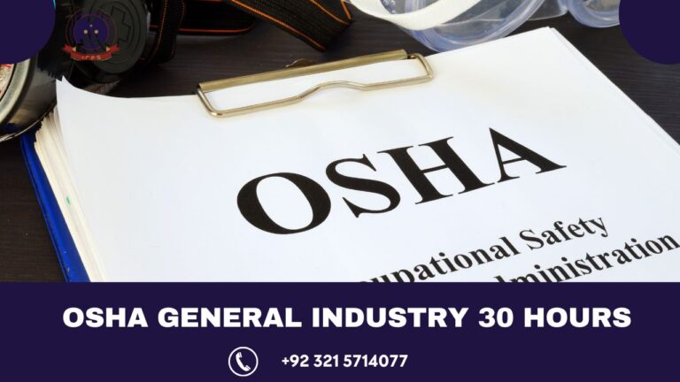 OSHA General Industry 30 Hours