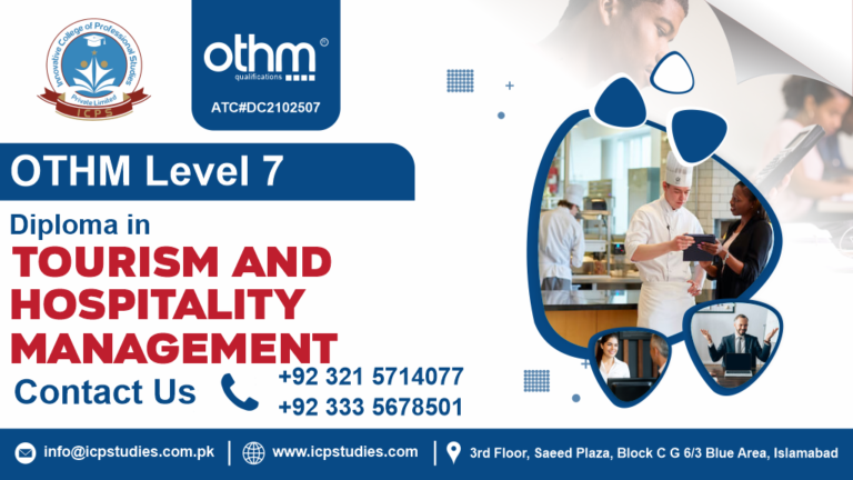 OTHM Level 7 Diploma in Tourism and Hospitality Management