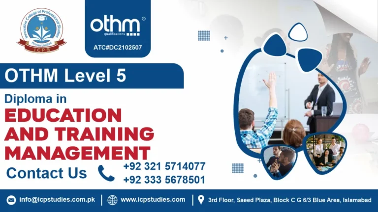 OTHM Level 5 Diploma in Education and Training Management