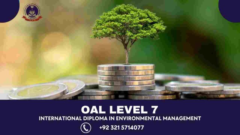 OAL Level 7 International Diploma in Environmental Management