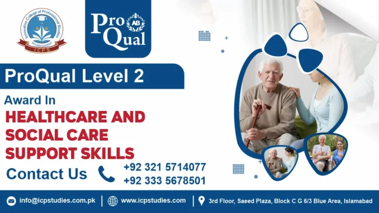 ProQual Level 2 Award in Healthcare and Social Care Support Skills