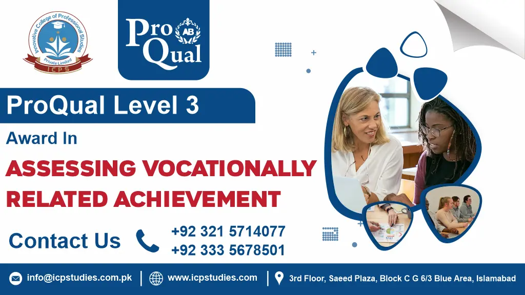ProQual Level 3 Award In Assessing Vocationally Related Achievement