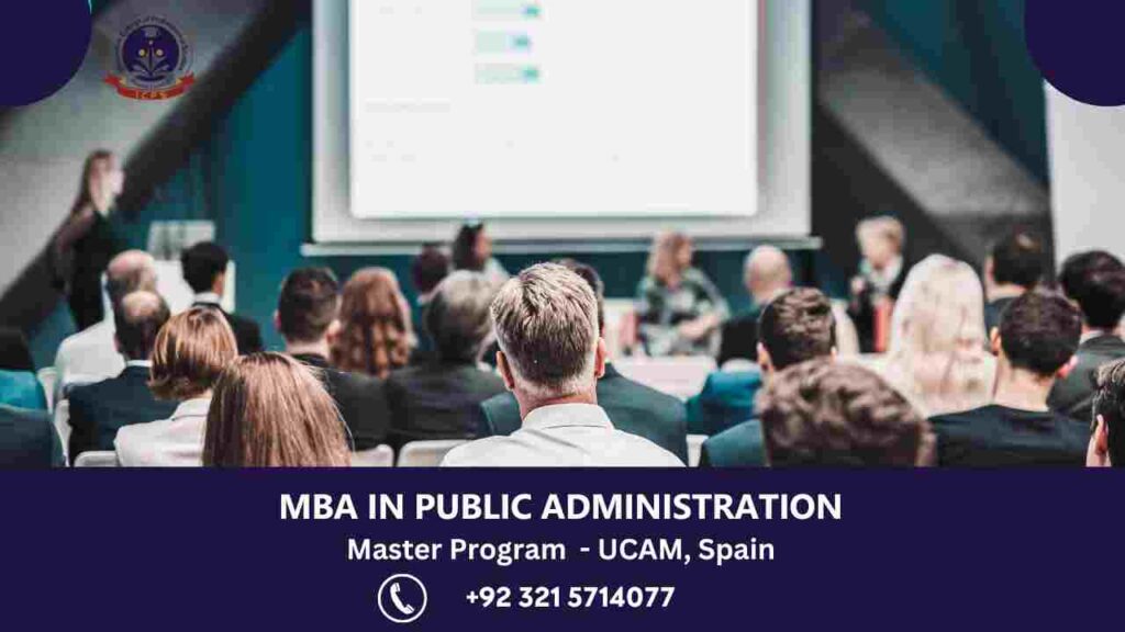 MBA in Public Administration - UCAM, Spain