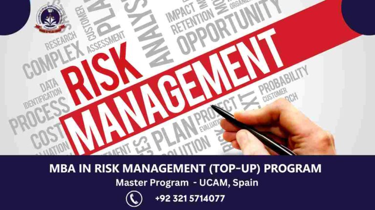 MBA in Risk Management (TOP-UP) Program – UCAM, Spain
