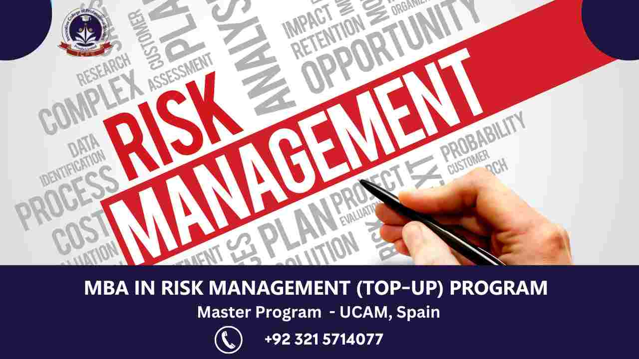 MBA in Risk Management (TOP-UP) Program - UCAM, Spain