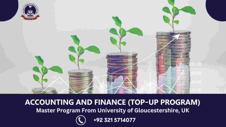 Master Program in Accounting And Finance (Top-Up Program) – University of Gloucestershire, UK
