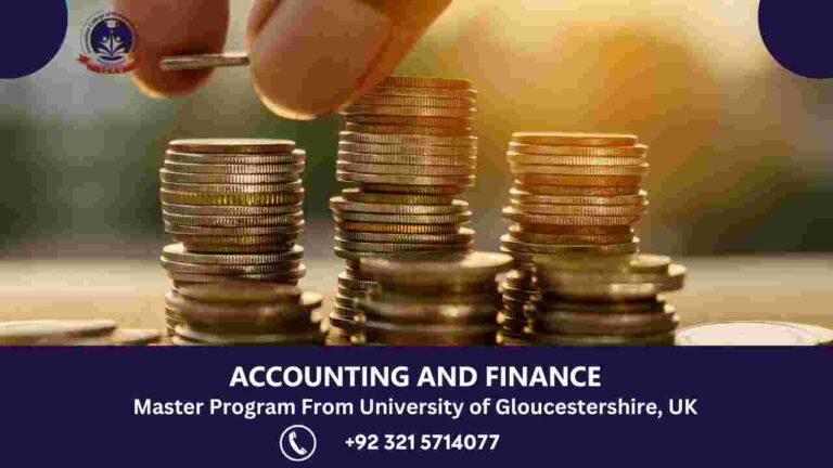 Master Program in Accounting And Finance  – University of Gloucestershire, UK
