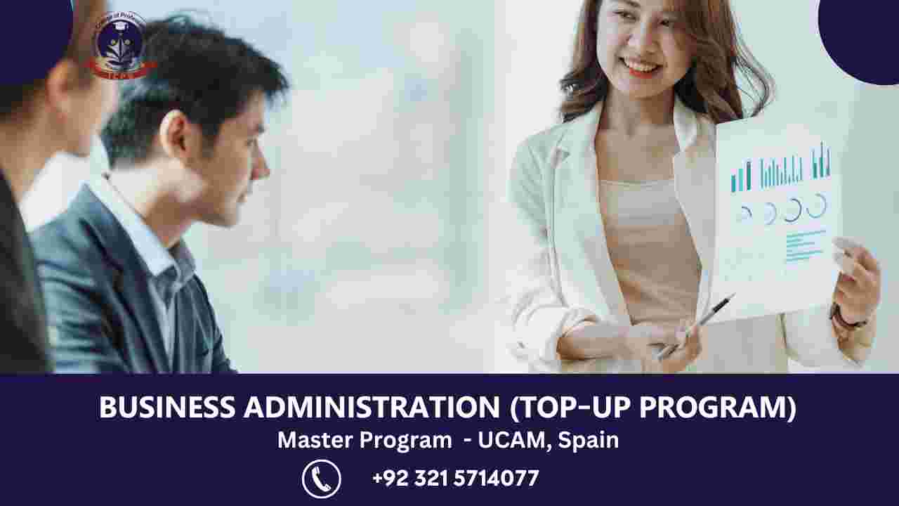 Master of Business Administration (Top-Up Program) - UCAM, Spain