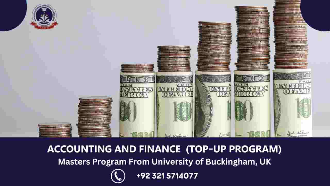 Masters Program In Accounting And Finance (Top-Up Program) - University of Buckingham, UK