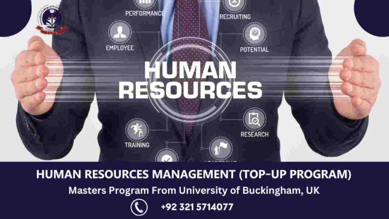 Masters Program In Human Resources Management (Top-Up Program) – University of Buckingham, UK