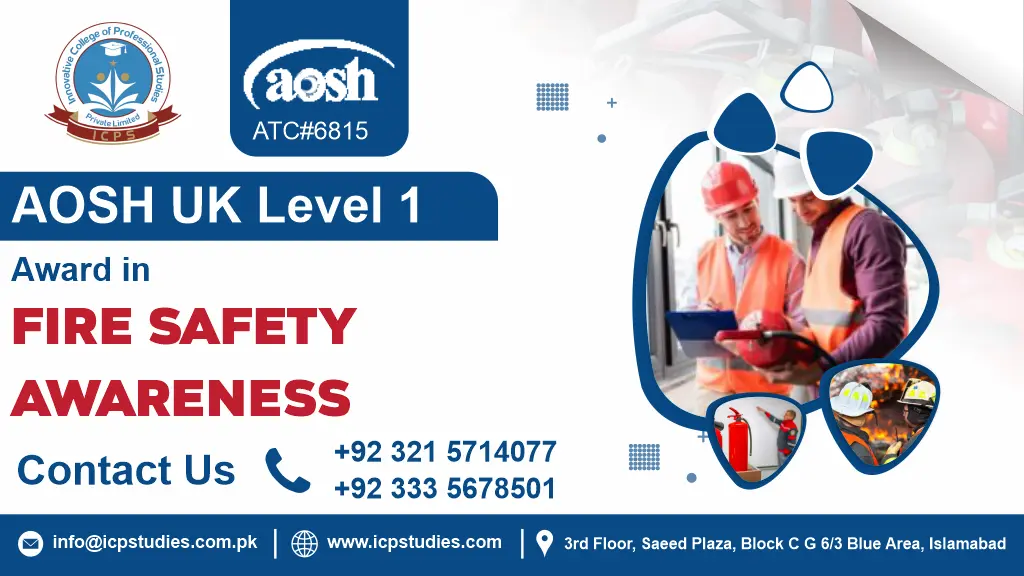 AOSH UK Level 1 Award In Fire Safety Awareness