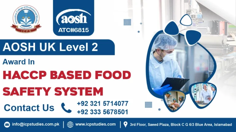 AOSH UK Level 2 Award in HACCP based Food Safety System
