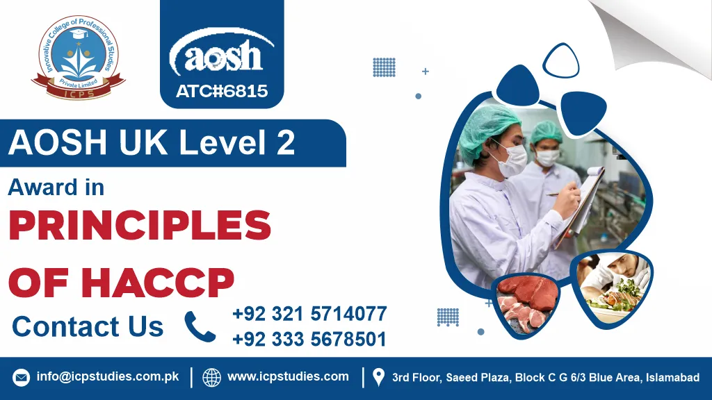 AOSH UK Level 2 Award in Principles of HACCP