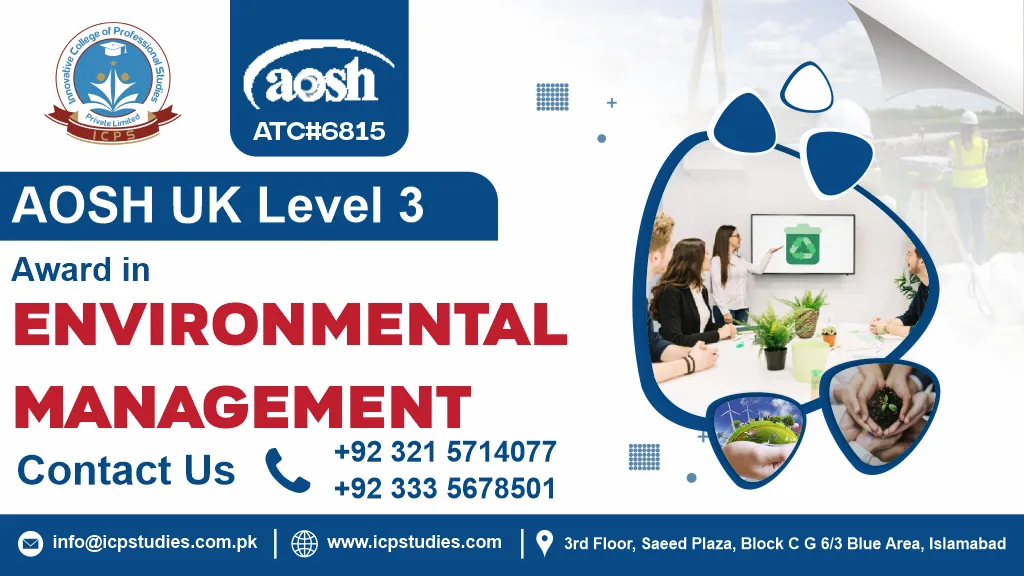AOSH UK Level 3 Award in Environmental Management
