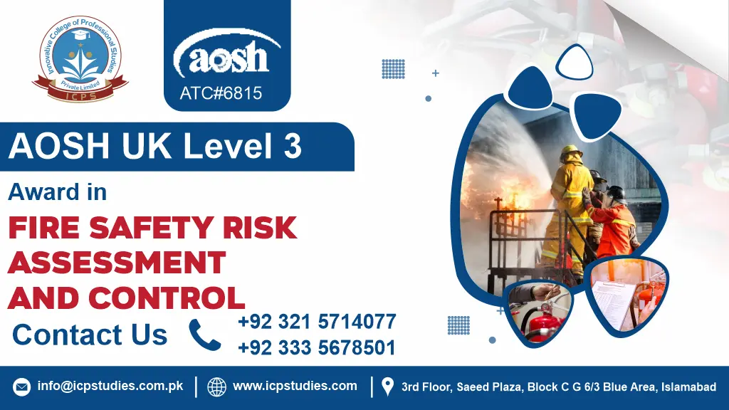 AOSH UK Level 3 Award In Fire Safety Risk Assessment And Control