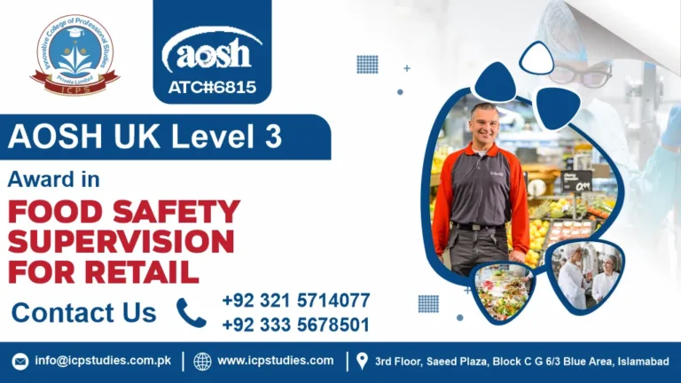 AOSH UK Level 3 Award in Food Safety Supervision for Retail