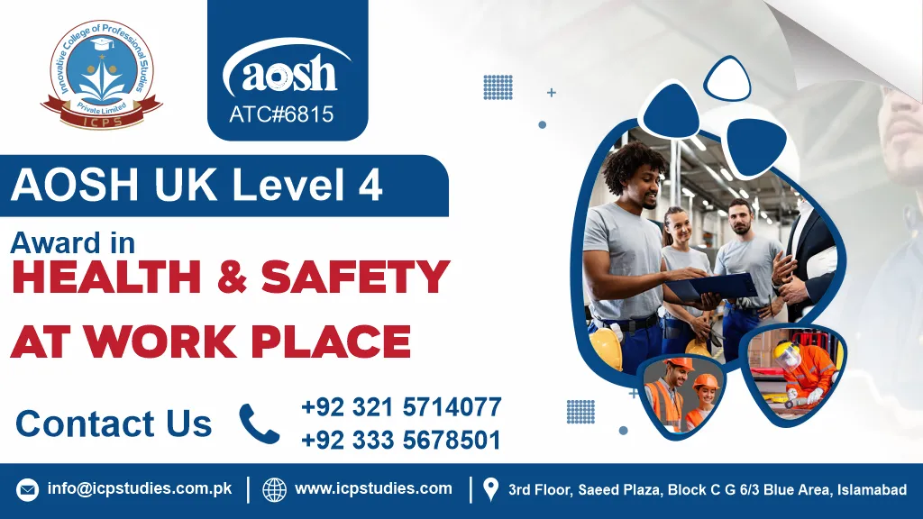 AOSH UK Level 4 Award in Health & Safety at Work Place