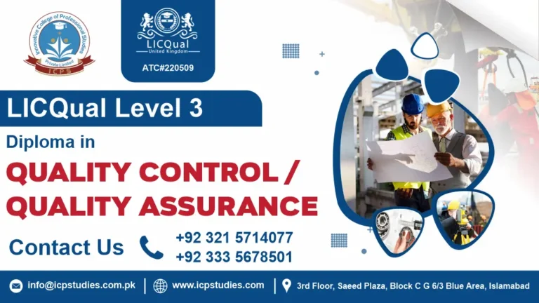 LICQual level 3 Diploma in Quality Control / Quality Assurance Mechanical