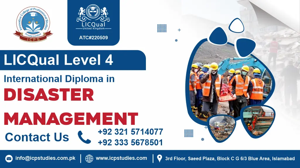 Level 4 International Diploma in Disaster Management