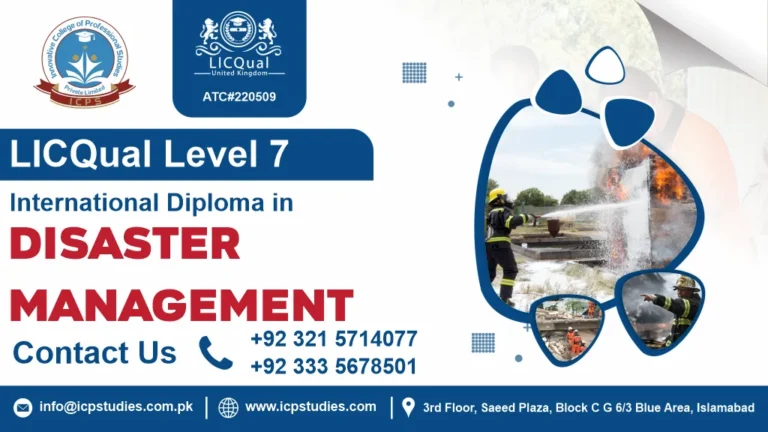 LICQual Level 7 International Diploma in Disaster Management
