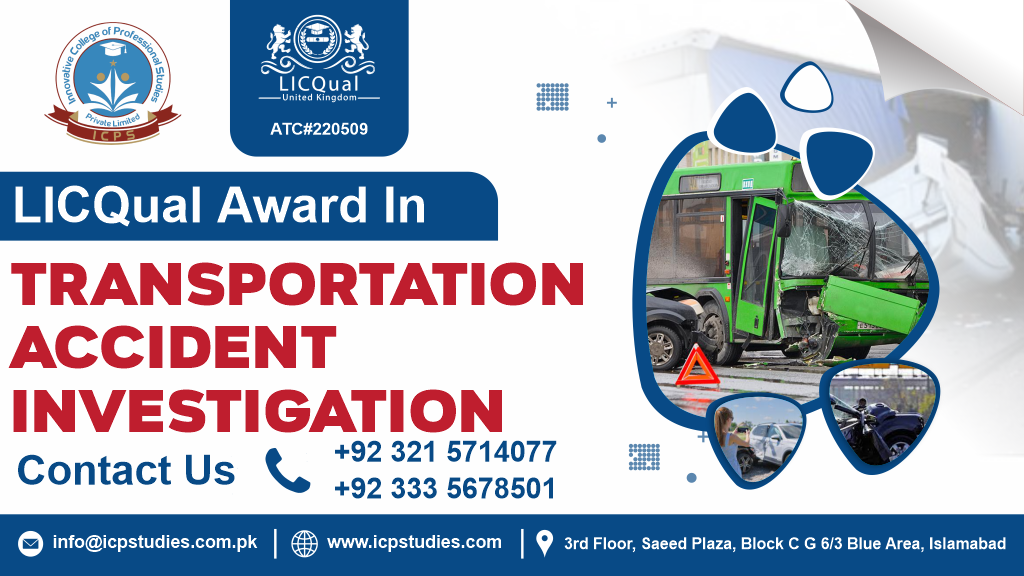 Award in Transportation Accident Investigation