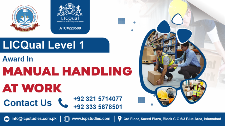 LICQual Level 1 Award in Manual Handling at Work