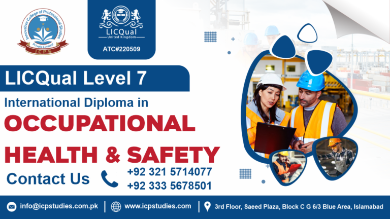 LIQual Level 7 International Diploma in Occupational Health & Safety