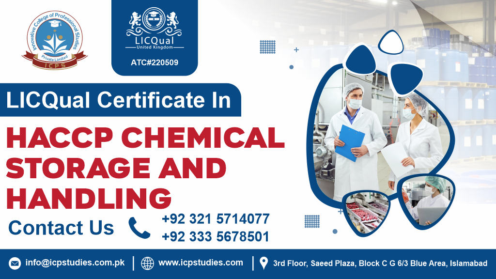 Certificate in HACCP Chemical Storage and Handling