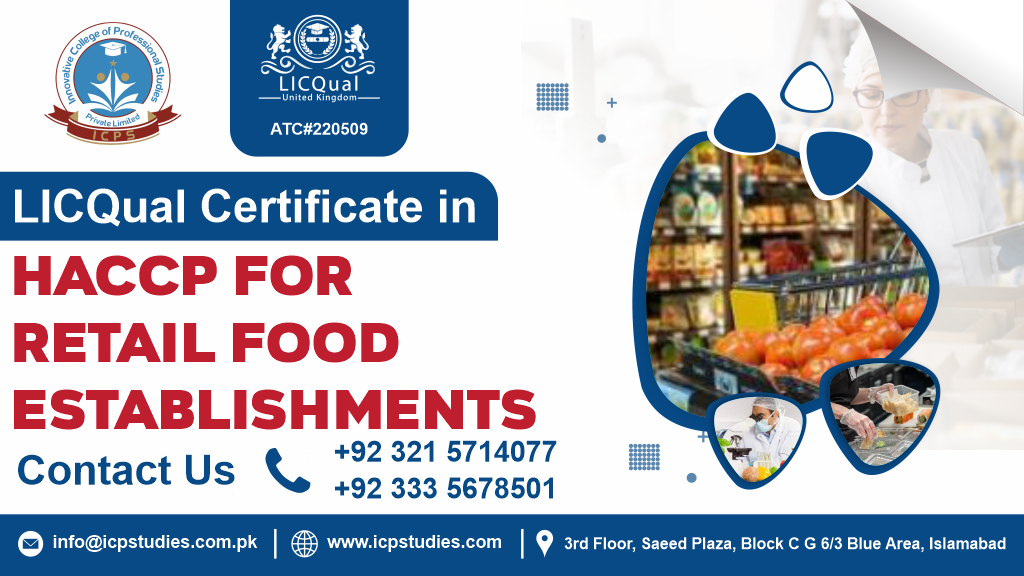 Certificate in HACCP for Retail Food Establishments