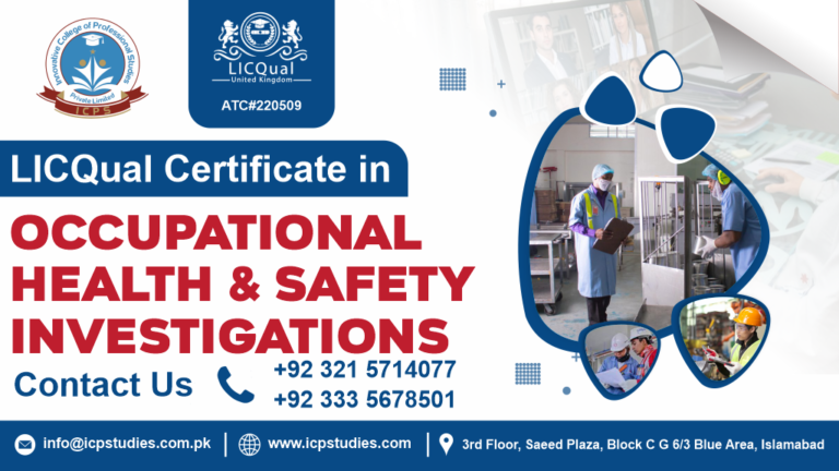 Certificate in Occupational Health and Safety Investigations