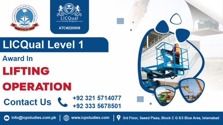 lICQual in Level 1 Award in Lifting Operation