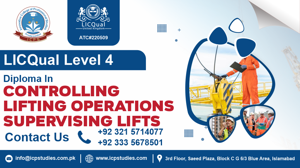 Level 4 Diploma in Controlling Lifting Operations –Supervising Lifts