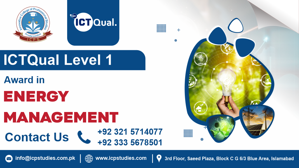 ICTQual Level 1 Award in Energy Management