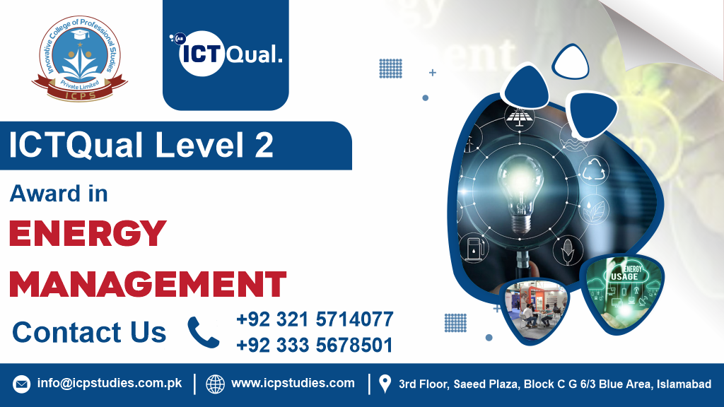 ICTQual Level 2 Award in Energy Management