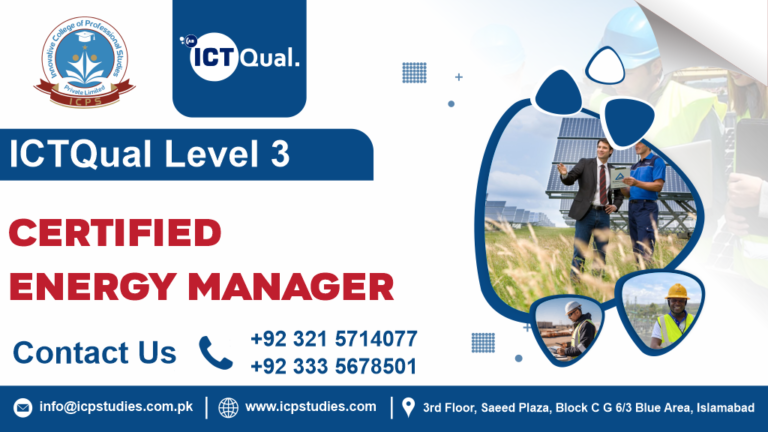 ICTQual Level 3 Certified Energy Manager