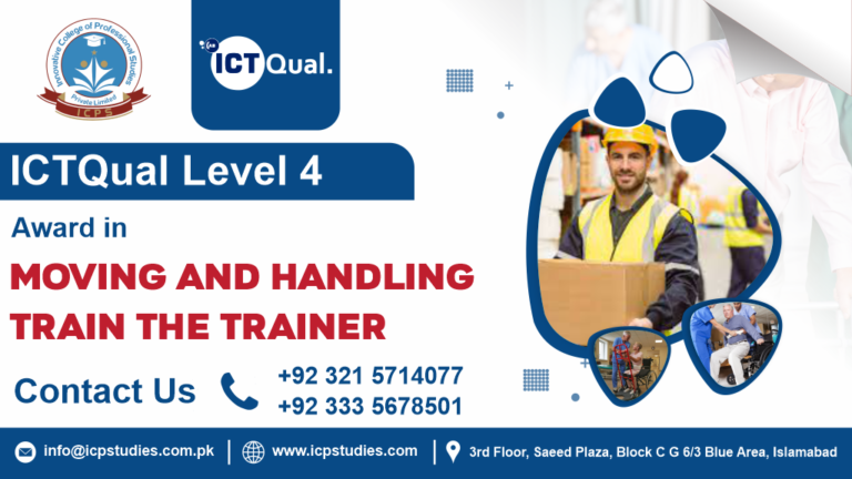 ICTQual Level 4 Award in Moving and Handling Train the Trainer
