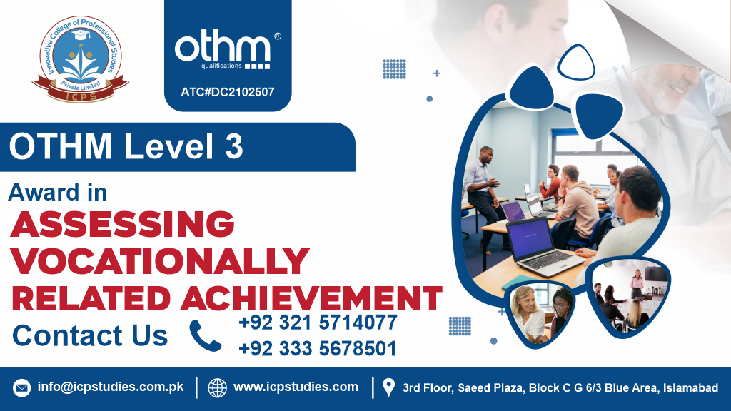 OTHM Level 3 Award In Assessing Vocationally Related Achievement