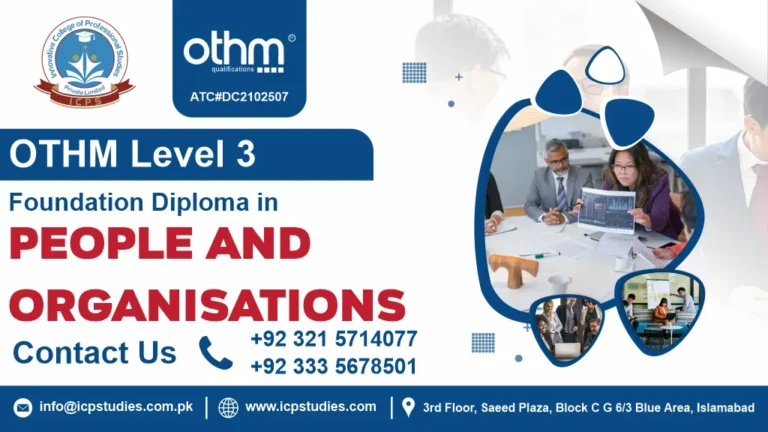 OTHM Level 3 Foundation Diploma In People And Organisations