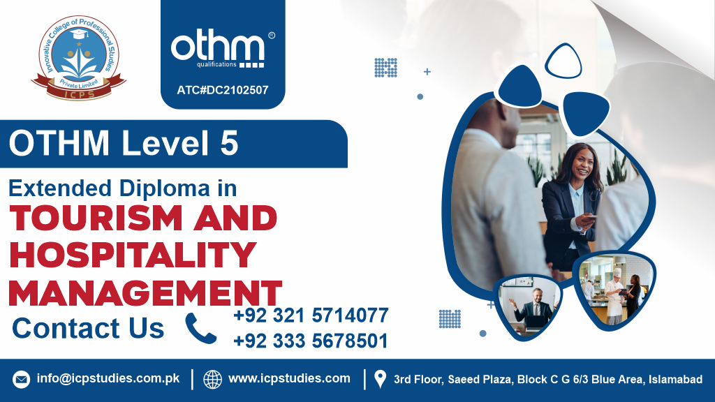 OTHM Level 5 Extended Diploma in Tourism and Hospitality Management