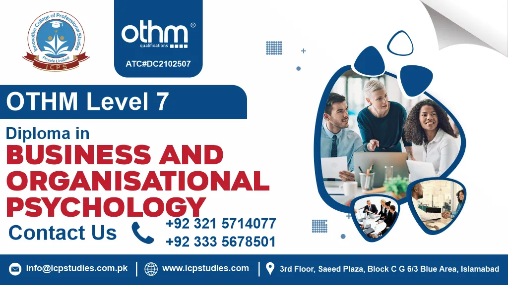 OTHM Level 7 Diploma in Business and Organisational Psychology