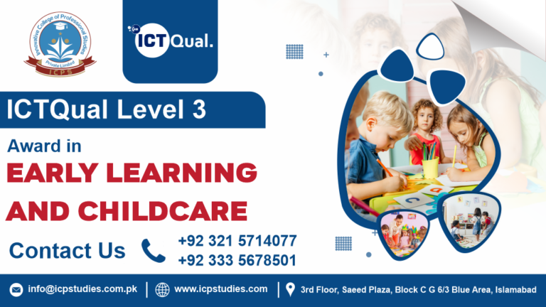 ICTQual Level 3 Award in Early Learning and Childcare