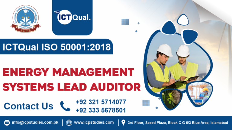 ICTQual ISO 50001:2018 Energy Management Systems Lead Auditor