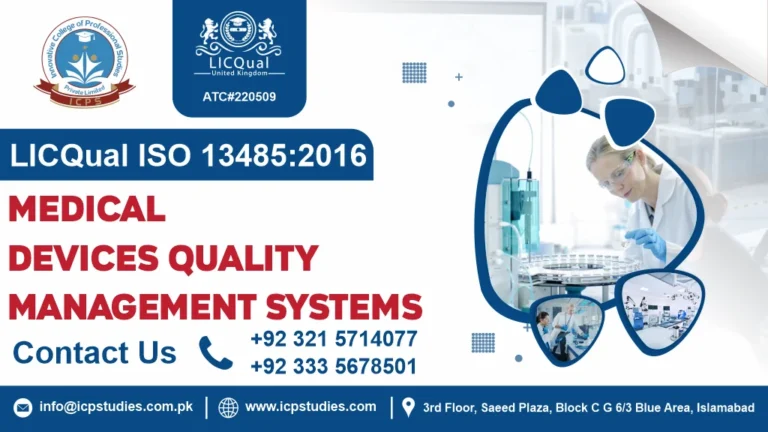 LICQual ISO 13485 2016 Medical Devices Quality Management Systems Lead Implementer