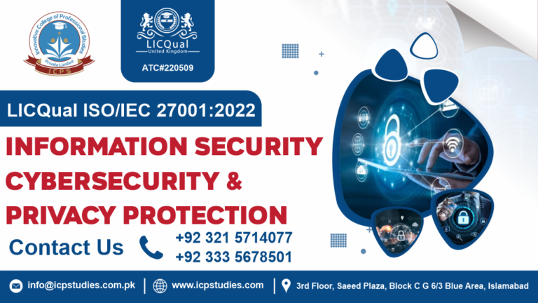 LICQual ISO IEC 27001 2022 Information Security, Cybersecurity and Privacy Protection Internal Auditor