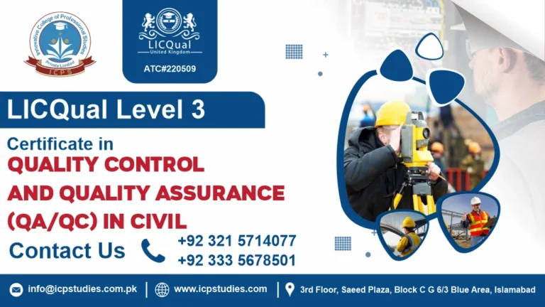 Level 3 Certificate in Quality Control and Quality Assurance QA QC in Civil