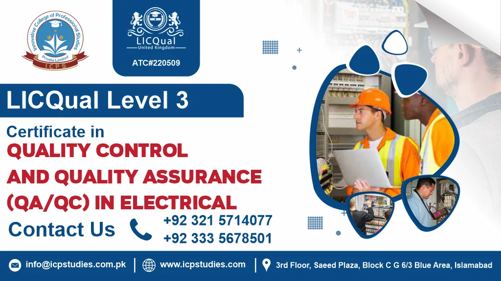 Level 3 Certificate in Quality Control and Quality Assurance QA QC in Electrical