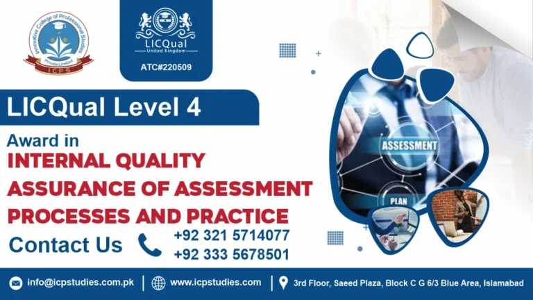 Level 4 Award in Internal Quality Assurance of Assessment Processes and Practice