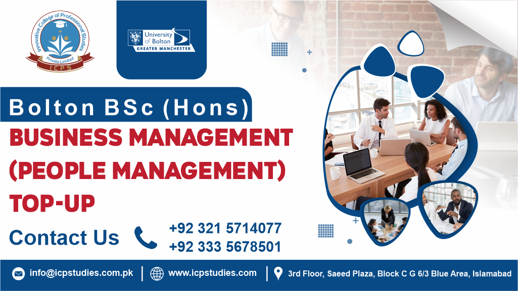 BSc (Hons) Business Management (People Management) top-up