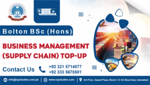 BSc (Hons) Business Management (Supply Chain) top-up University of Bolton